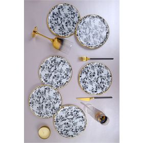 Glore Clara 21 cm 6'lı Pasta Tabağı