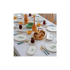 Glore İstanbul Daisy 6 Kişilik 41 Parça Kahvaltı Takımı