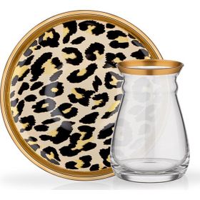 Glore Leopar 6 Kişilik Çay Seti