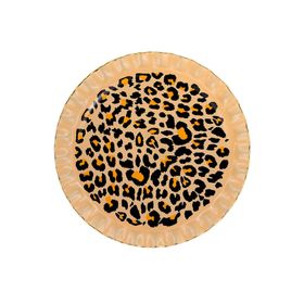 Glore Leopar 6'lı Wavy Servİs Tabağı
