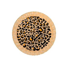 Glore Leopar 6'lı Wavy Servİs Tabağı