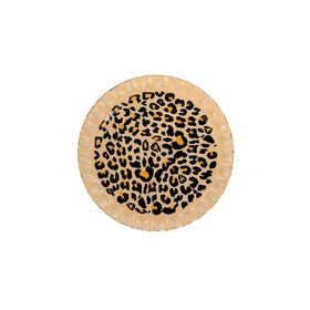 Glore Leopar 6'lı Wavy Servİs Tabağı
