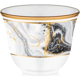 Glore Marble Parlak Altın Gawa 6 Kişilik Lokumluk