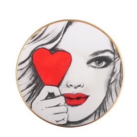 Glore Red Lady 6'lı 26 cm Servis Tabak