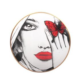 Glore Red Lady 6'lı 26 cm Servis Tabak