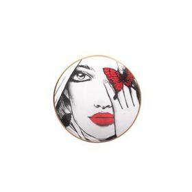 Glore Red Lady 6'lı 26 cm Servis Tabak