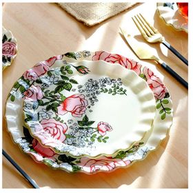 Glore Roselline Krem 6x26 cm Servis Tabak