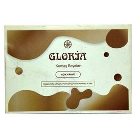 Gloria Açık Kahve 10 gr Kumaş Boyası