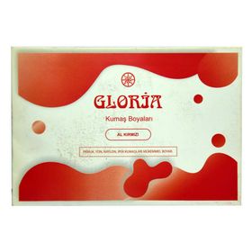 Gloria Al Kırmızı 10 gr Kumaş Boyası