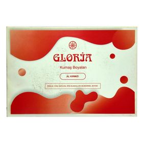 Gloria Al Kırmızı 10 gr Kumaş Boyası