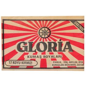 Gloria Koyu Kırmızı 10 gr Kumaş Boyası