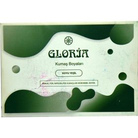 Gloria Koyu Yeşil 10 gr Kumaş Boyası