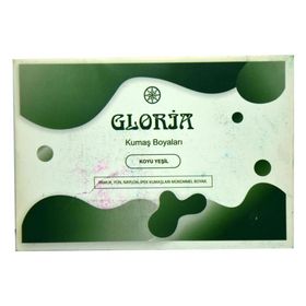 Gloria Koyu Yeşil 10 gr Kumaş Boyası