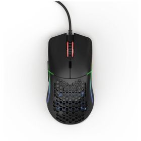 Glorious Model Ogom-Gblack Orta/Küçük El RGB Parlak Siyah Kablolu Oyuncu Mouse