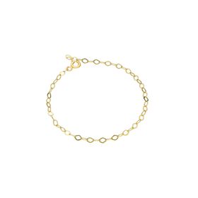 Glorria 15 cm Sarı Uzatma Zincir 925 Ayar Gümüş Kolye