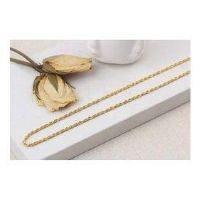 Glorria 2 mm Halat Burgu Zincir 925 Ayar Gümüş Kolye