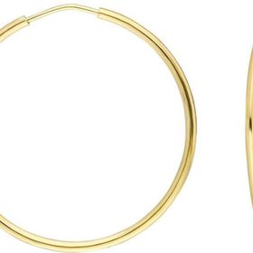 Glorria 3 cm Halka Altın Küpe