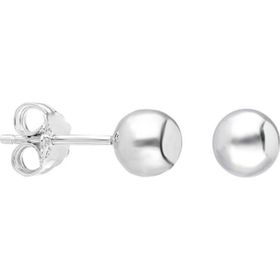 Glorria 4 mm Top Gümüş Küpe
