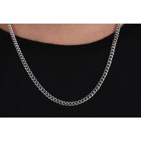 Glorria 5 mm Gurmet Zincir 925 Ayar Gümüş Kolye