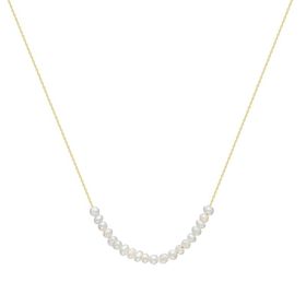 Glorria Altın İncili Sıralı Kolye