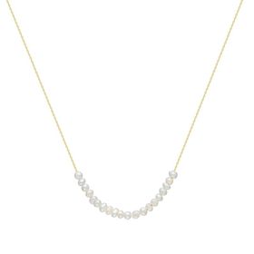 Glorria Altın İncili Sıralı Kolye