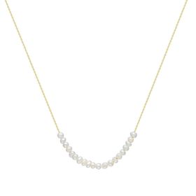 Glorria Altın İncili Sıralı Kolye