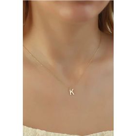 Glorria Altın K Harfi Kolye