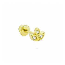 Glorria Çiçek Helix 14 Ayar Altın Piercing