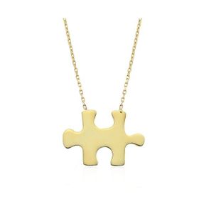 Glorria CM0203 Altın Puzzle Kolye