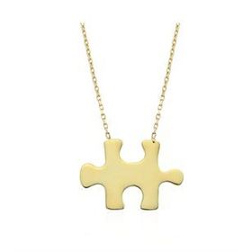Glorria CM0203 Altın Puzzle Kolye