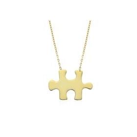 Glorria CM0203 Altın Puzzle Kolye