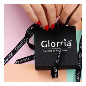Glorria CM0245 Altın Renkli Taşlı Kalp Kolye