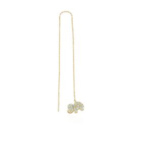 Glorria CM0348 Altın Sallantı Fil Küpe