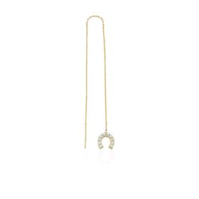 Glorria CM0352 Altın Sallantı Nal Küpe