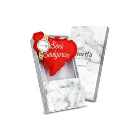 Glorria CM0542 Altın Damla Kolye