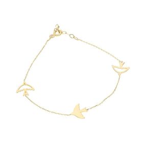 Glorria CN0047 Anka Kuşu Altın Bileklik