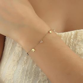 Glorria CN0047 Anka Kuşu Altın Bileklik