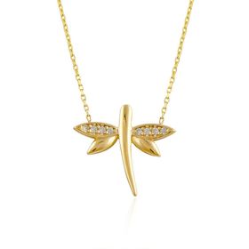 Glorria CN0392 Altın Yusufçuk Kolye