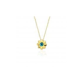 Glorria CN0445 Altın Çiçek Kolye