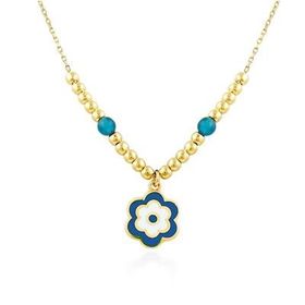 Glorria CN0445 Altın Çiçek Kolye