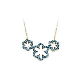 Glorria CN0445 Altın Çiçek Kolye