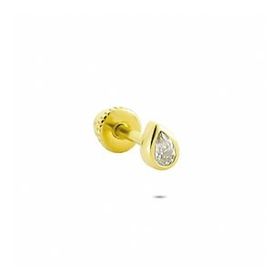 Glorria Damla Helix 14 Ayar Altın Piercing