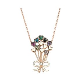 Glorria DT0421 Gümüş Fiyonk Kolye