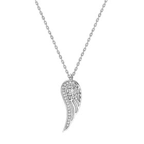 Glorria DT0498 Kanat Gümüş Kadın Kolye