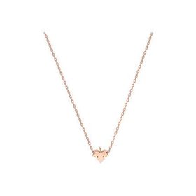 Glorria DT0516 Yaprak Gümüş Kadın Kolye