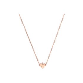 Glorria DT0516 Yaprak Gümüş Kadın Kolye