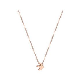 Glorria DT0520 Anka Kuşu Gümüş Kadın Kolye