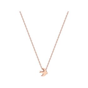 Glorria DT0520 Anka Kuşu Gümüş Kadın Kolye