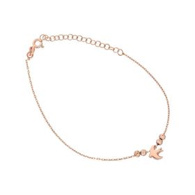 Glorria DT0534 Gümüş Anka Kuşu Halhal
