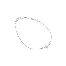 Glorria DT0543 Gümüş Yaprak Halhal